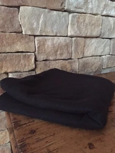 New Soft Fleece Fabric - 66" Wide Black Sewing Pillow Blanket Crafts 1.75 Yards - Picture 1 of 4