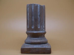 Pflanztopf Blumentopf Pflanzvase gebrochene Säule alt Griechenland antik Gold - Bild 1 von 6