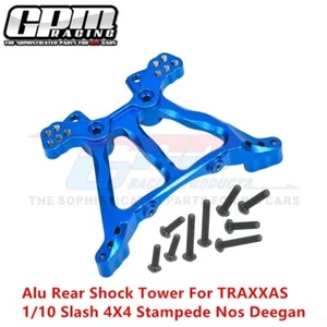 GPM Alu Rear Shock Tower For TRAXXAS 1/10 Slash 4X4 Stampede Nos Deegan 38 Ford - Picture 1 of 9