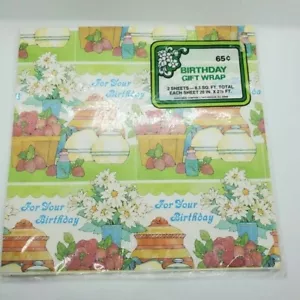 Carta regalo vintage Sangamon compleanno retrò design cucina 8,3 piedi quadrati nuova - Foto 1 di 2