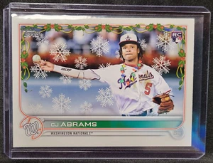 2022 Topps Holiday CJ Abrams Rookie SP #HW112 - Picture 1 of 2