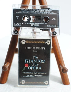 Highlights From The Phantom Of The Opera Original Cast Recording Cassette 1987 - Picture 1 of 4