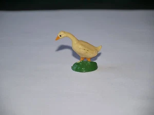 FIGURINE STARLUX FERME OIE BEIGE BEC FERME - Picture 1 of 2