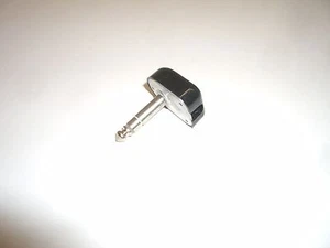 SWITCHCRAFT 237 1/4" STEREO TRS RT ANGLE AUDIO MICROPHONE PLUG BLACK SCREW TERM - Picture 1 of 2