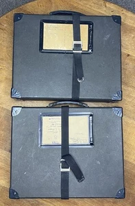 Lot of 2 Vintage 16mm Film Reel Cases w/ Original Labels Military School Archive - Picture 1 of 20
