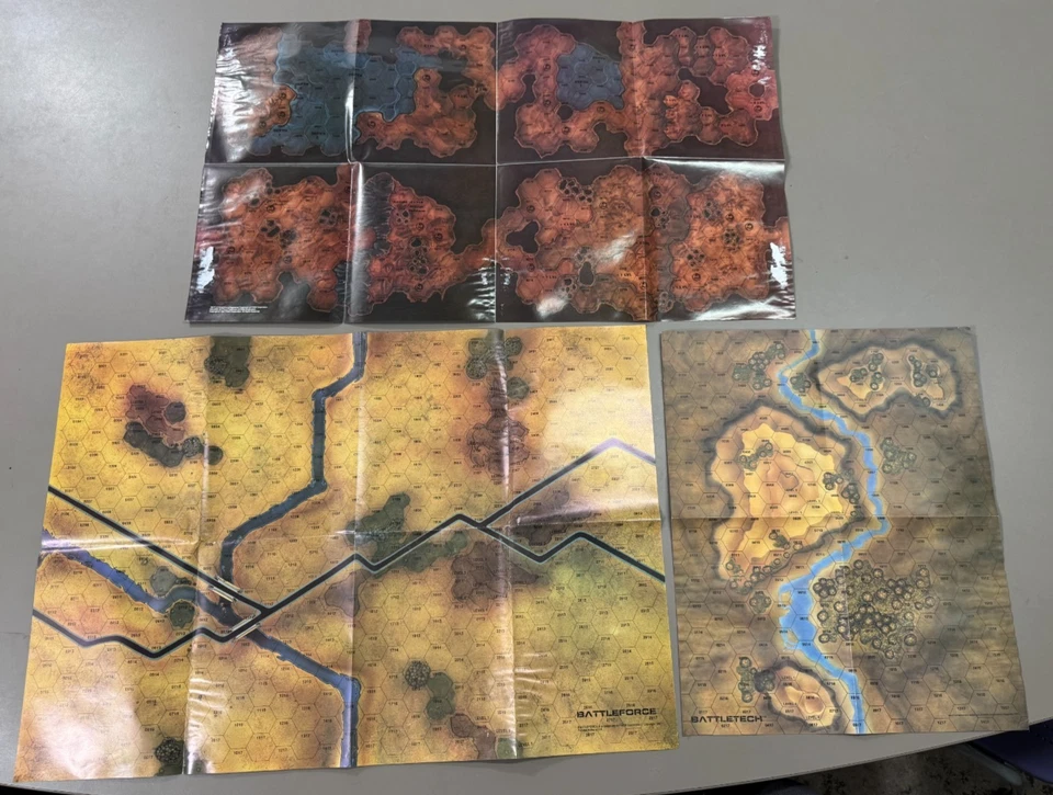 BattleTech - BattleForce Paper Hex Maps Multi-Pack - Image 1 of 1