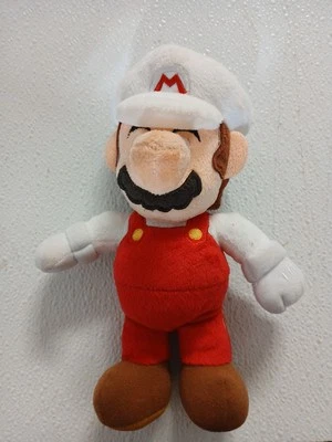 Jakks Pacific- World Of Nintendo Super Mario Plush- Fire Mario (7.5 Inch) - Image 1 of 4