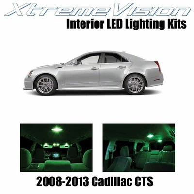 LED interior XtremeVision para Cadillac CTS 2008-2013 (16 PIEZAS) verde Foto 1 de 4