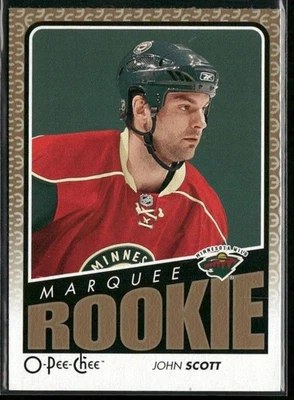 2009-10 O-Pee-Chee John Scott RC #528 Minnesota Wild - Image 1 of 2