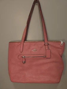 Coach Taylor Beuteltasche Dusty Rose rosa genarbtes Leder Drehverschluss - 38312 - Bild 1 von 13