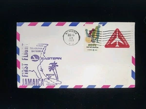 Newark New Jersey to Montego Bay Jamaica 1969 First Flight Airmail FDC Cover - Picture 1 of 4