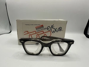 Vtg. AM/Safe Industrial Eyewear Safety Glasses W/ Box.           H - Picture 1 of 6