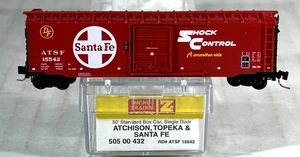 MICRO-TRAINS Z SCALE 50' STANDARD BOX CAR ATCHISON, TOPEKA & SANTA FE 50500432 - Picture 1 of 3