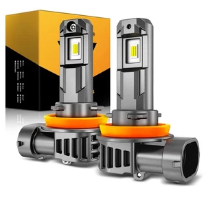 2x Kit de faros LED AUXBEAM H11 CSP bombillas de haz bajo 6500K blanco CANBUS real 1:1 - Imagen 1 de 12