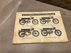 1967 1968 Genuine Suzuki T200 X5  Invader Factory Owner's  Manual OEM Book - Picture 1 of 8