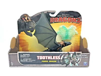 Figura de acción How to Train Your Dragon 2 Toothless Power Dragon 2014 ICE FLING Foto 1 de 4
