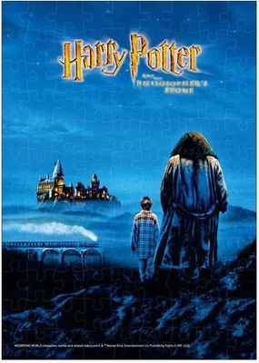 108 Piece Jigsaw Puzzle Harry Potter Harry and Hagrid (18.2x25.7cm) - Image 1 of 4