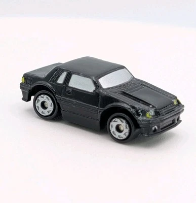 Micro Machines Black 1984 Notchback Ford Mustang  - Image 1 of 4