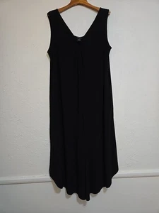 Sami & Jo Wide Leg Jumpsuit Damen Plus 2X Strampler Boho Coastal Resort Schwarz  - Bild 1 von 10