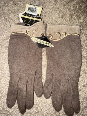 Guantes para mujer Ben Berger/mezcla de cachemir/taupe/nuevos con etiquetas Foto 1 de 4