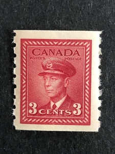 Canada Stamp 1942, King George VI War Issue, Scott # 265 Coil MNH, Lot # 42A17D1 - Picture 1 of 3