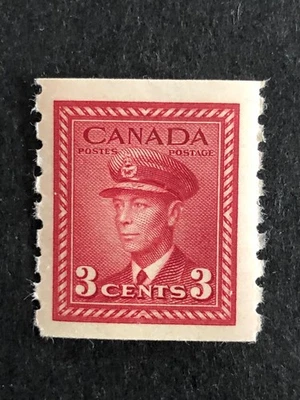 Canada Stamp 1942, King George VI War Issue, Scott # 265 Coil MNH, Lot # 42A17D1 - Image 1 of 3