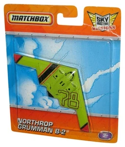 Matchbox Sky Busters (2009) Northrop Grumman B-2 Green Camo Toy Plane - (Creased - Picture 1 of 3