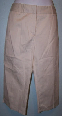 ¡TODAVÍA TIENE ETIQUETAS NUEVAS! Capris casual corner clásico marfil elástico nuevo con etiquetas 10 Foto 1 de 2