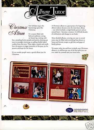 CREATIVE MEMORIES CHRISTMAS ALBUM TUTOR BN & NLA - image 1 of 1