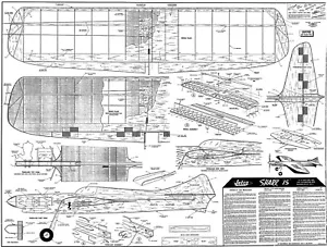 JETCO LEW Mc FARLAND SHARK 15 PROFILE STUNT model plan - Picture 1 of 1