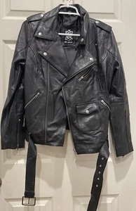 Echtleder Marken-Leder Moto/ Biker Jacke Damen M - Bild 1 von 13