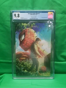 Amazing Spider-Man #7 Ejiwa "Edge" Ebenebe Variant Virgin Cover Marvel CGC 9.8 - Picture 1 of 4