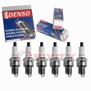 6 pc Denso Platinum Long Life Spark Plugs for 1972-1976 Toyota Mark II 2.3L wd