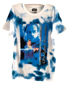 NEW Zing Boys STAR WARS Obi Wan Kenobi Blue T Shirt Size M - Picture 1 of 2