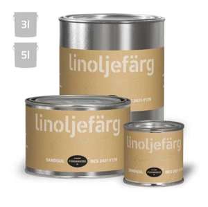 Ottosson Färgmakeri Linseed Oil Paint - Sand Yellow - Picture 1 of 4