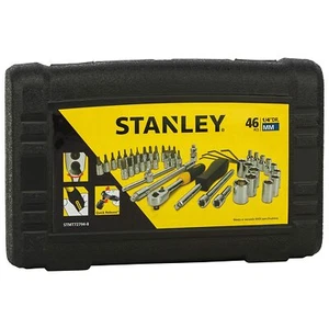 STANLEY STMT72794-8 46-Piece 1/4" Square Drive Metric Socket and Accessories Kit - Imagen 1 de 12