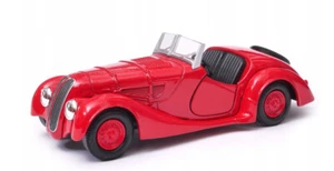 Welly BMW 328 Open Top rot Maßstab 1:34 1:39 4,5 Zoll US EINFUHRZÖLLE BEZAHLT - Bild 1 von 4