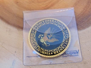 Navy Operations Support San Diego Challenge Coin - Picture 1 of 2