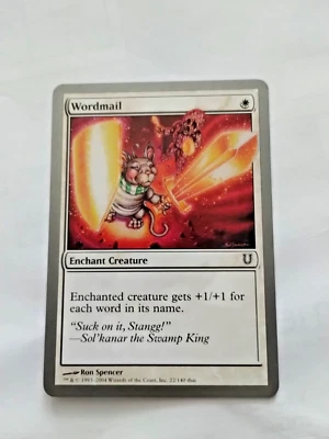MTG Wordmail Unhinged Regular Common - Uncirculated - Image 1 of 3