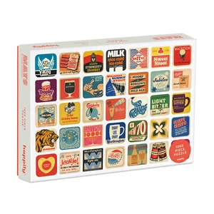 Happily Mats Design Novelty 1000 Piece Jigsaw Puzzle Birthday Gift Idea for Men - Picture 1 of 1