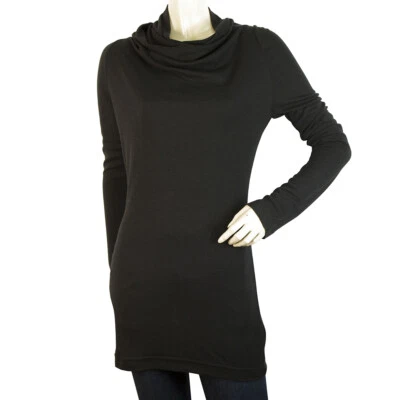 Top largo Y-3 Adidas Yohji Yamamoto negro capucha escote talla S/P Foto 1 de 4