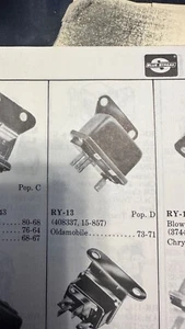 Ar160,Ry13,15-857, Oldsmobile, air-conditioning relay, 71 to 73 - Picture 1 of 4