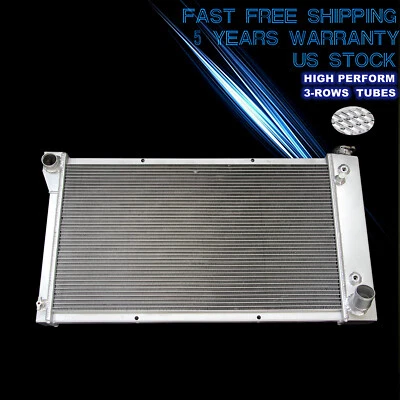 3 Row Aluminum Radiator For 67-72 Chevy/GMC C10 C20 C30 G10 G20 G30 C1500 C2500 - Image 1 of 4