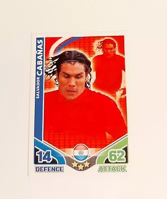 Match Attax World Cup 2010 Salvador Cabanas Paraguay Base Card - Image 1 of 2