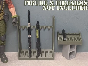 1/12 Scale gun rack and pistol rack - Display prop for 6" action figure diorama - Picture 1 of 7