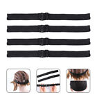Keep Your Wig in Place - 4pcs Elastic Wig Straps in Black