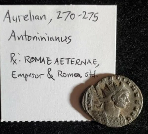 Very Rare Aurelian Genuine Ancient Roman Bronze Antoninianus Coin - our t2397 - Picture 1 of 5
