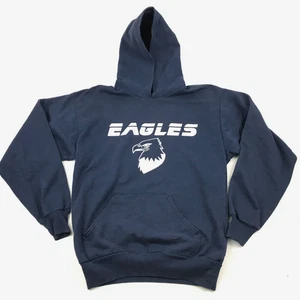 Eagles Sweater Hoodie Youth Size Extra Large XL Blue White Pullover Long Sleeve - Picture 1 of 7