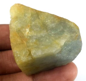 Natural Nigerian 313.85 Ct/39 mm Green Aquamarine Beryl Untreated Gemstone Rough - Picture 1 of 5