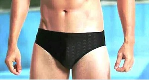 NWT Men's Shark Skin Pattern Racing Swim Suit - M-XL FAST SHIP! - Picture 1 of 4
